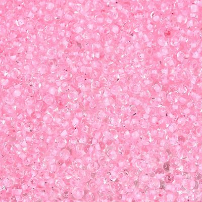 8/0 Inside Colours Transparent Glass Seed Beads SEED-T007-06G-1