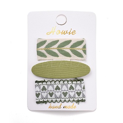 Cloth Snap Hair Clips Set PHAR-D010-01B-1