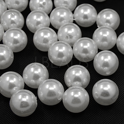 Imitated Pearl Acrylic Beads PACR-24D-1-1