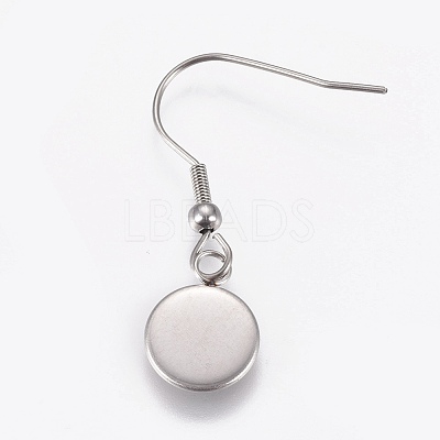 Stainless Steel Dangle Earrings LS-EJEW-WH0001-A05-1