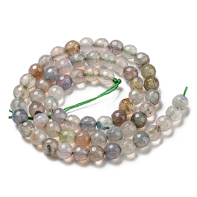Natural Agate Beads Strands G-C082-A01-08-1