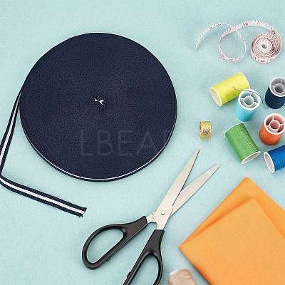 Flat Striped Grosgrain Polyester Ribbons EC-WH0003-13-B06-1