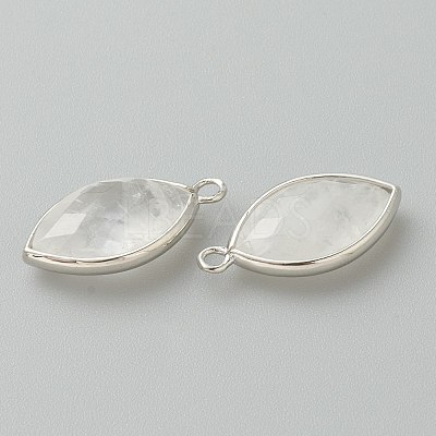 Natural Quartz Crystal Pendants G-B009-01P-I-1