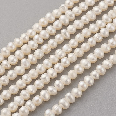 Natural Cultured Freshwater Pearl Beads Strands PEAR-G007-33-1