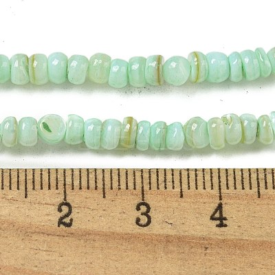 Dyed Natural Freshwater Shell Beads Strands X1-BSHE-G039-07E-1