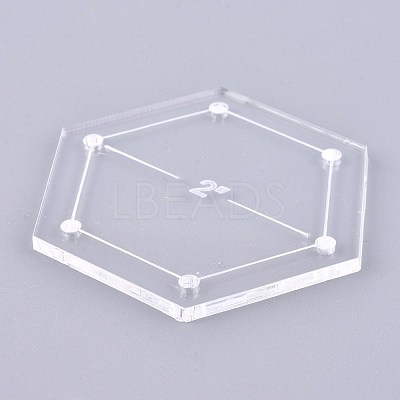 Acrylic Transparent Pressure Plate DIY-WH0158-46B-1