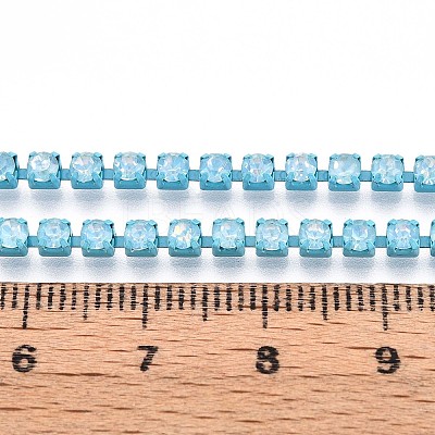 Iron Rhinestone Cup Chains CH-T006-05A-03-1