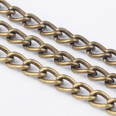 Iron Twisted Chains Curb Chains CHS007Y-AB-1