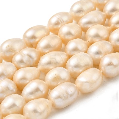 Natural Cultured Freshwater Pearl Beads Strands PEAR-I007-01H-02B-1
