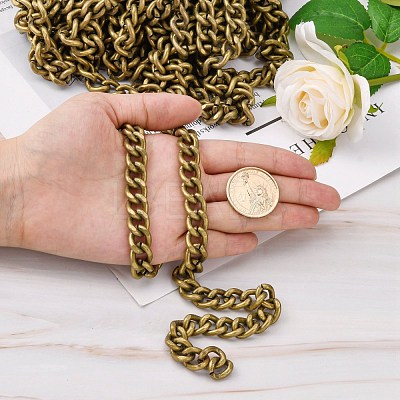 Iron Cuban Link Chains CH-R013-14x10x3-AB-1
