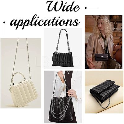 3 Strand 3 Style Iron Chain Bag Strap FIND-WR0002-59-1