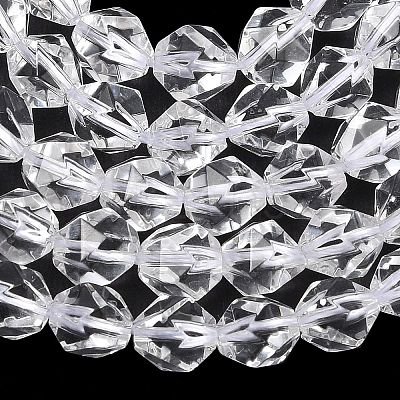 Synthetic Quartz Crystal Beads Strands G-Z119-A42-01-1