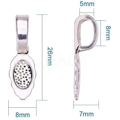 Tibetan Silver Findings TIBE-PH0001-08AS-NR-1