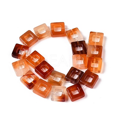 Natural Red Agate Beads Strands G-N342-102A-1