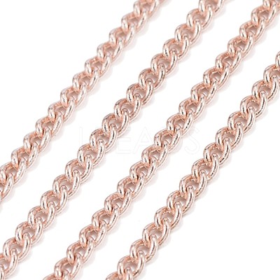 Brass Twisted Chains CHC010Y-RG-1