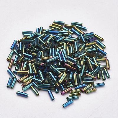 Glass Bugle Beads SEED-E001-9mm-85-1