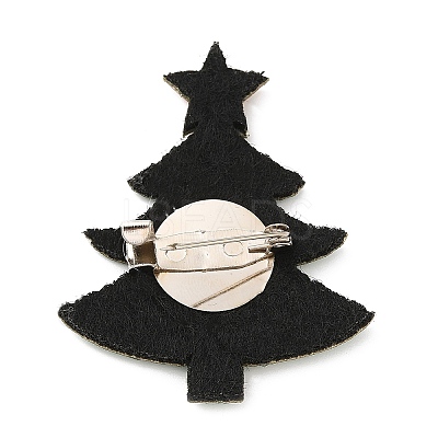 PU Leather Brooch JEWB-C004-01C-1