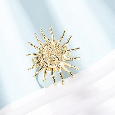 Brass Cuff Open Rings LS-RJEW-Z129-02G-03-1