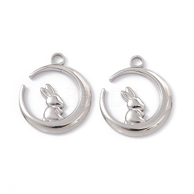 Non-Tarnish 304 Stainless Steel Pendants STAS-K242-01P-1