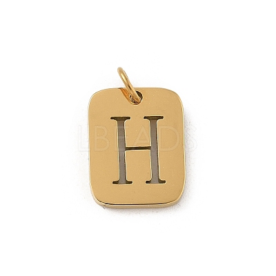 304 Stainless Steel Charms STAS-R001-01G-H-1