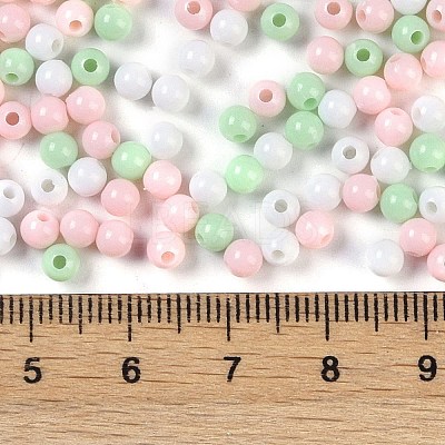 Opaque Acrylic Beads X1-OACR-H118-07B-12-1