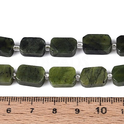 Natural Canadian Jade Beads Strands G-C098-A37-01-1