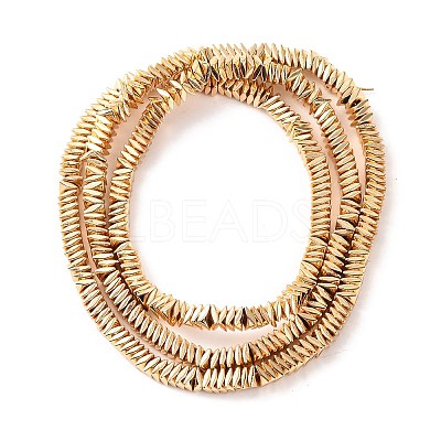 Electroplated Synthetic Non-magnetic Hematite Beads Strands G-G849-07A-LG-1