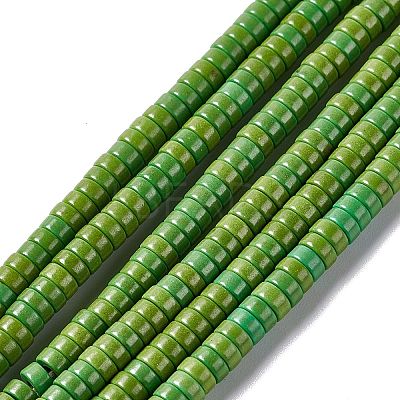 Synthetic Turquoise Beads Strands TURQ-G110-4x2mm-10-1