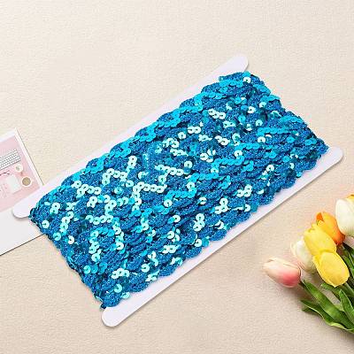 2Pcs Polyester Paillette Beads OCOR-CP0001-31C-1