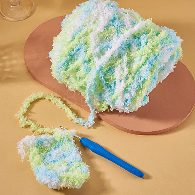 Segment Dyed Super Bulky Polyester Yarn YCOR-TADJ0001-02F-1