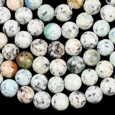 Natural K2 Stone Beads Strands G-K405-B02-6mm-1