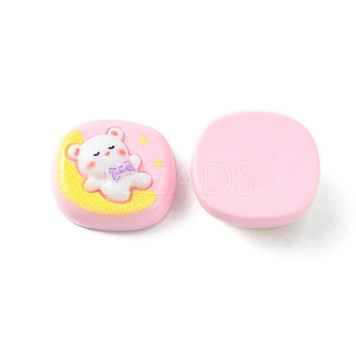 Opaque Cute Cartoon Resin Cabochons LS-CRES-O006-06B-1
