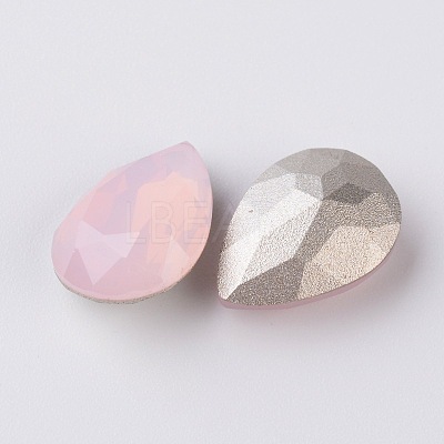 Faceted Teardrop K9 Glass Rhinestone Cabochons RGLA-I001-10x7mm-006-1