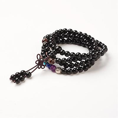 Yoga Chakra Jewelry BJEW-G554-05D-1