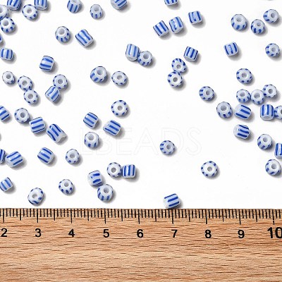 8/0 Opaque Colours Seep Glass Seed Beads SEED-F003-04B-02-1