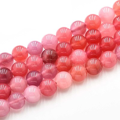 Natural Quartz Beads Strands G-N355-8mm-24-1