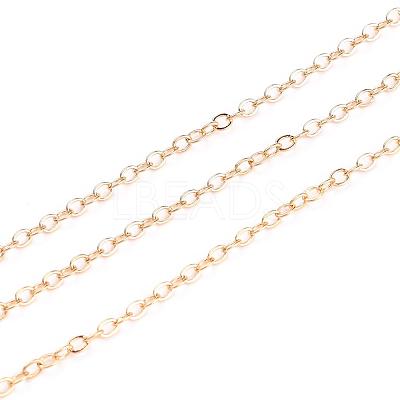 Brass Cable Chains X-KK-S332-18G-1