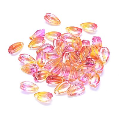 Transparent Glass Charms GLAA-H016-12L-3-1