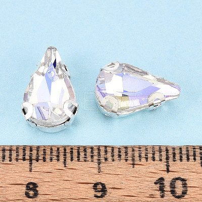 Sew on Rhinestone Montee Beads KK-T071-03C-1