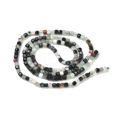 Natural Ruby in Zoisite Beads Strands G-RM241221-K1-1