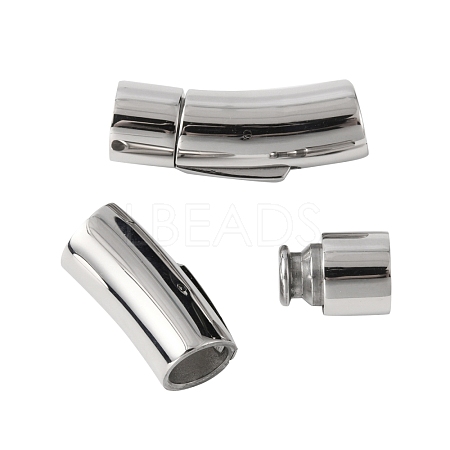Tarnish Resistant 304 Stainless Steel Bayonet Clasps STAS-F131-26P-1