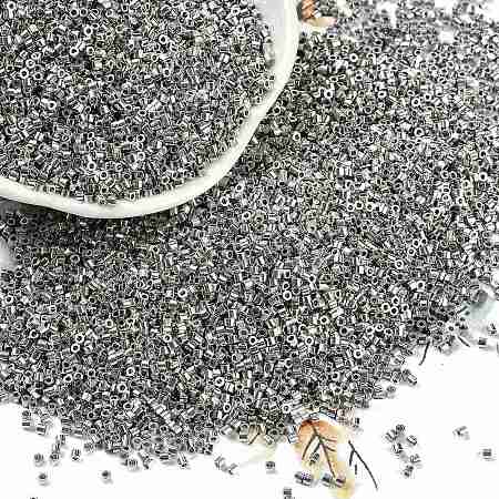 Electroplate Glass Seed Beads SEED-H003-10E-1