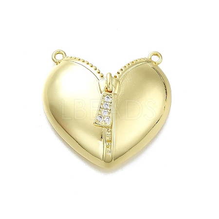 Brass Micro Pave Cubic Zirconia Pendants KK-K400-43G-1