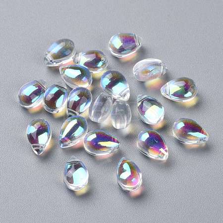 Transparent Glass Beads X-GGLA-M004-05A-01-1