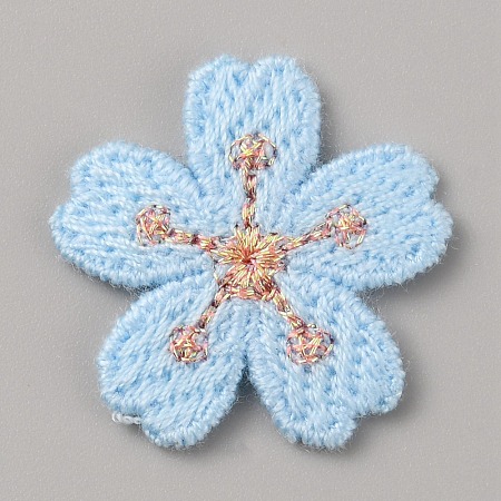 Polyester Embroidery Ornament Accessories DIY-WH0504-129C-1