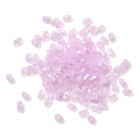 Glass Frosted Seed Beads SEED-NH0002-01A-1