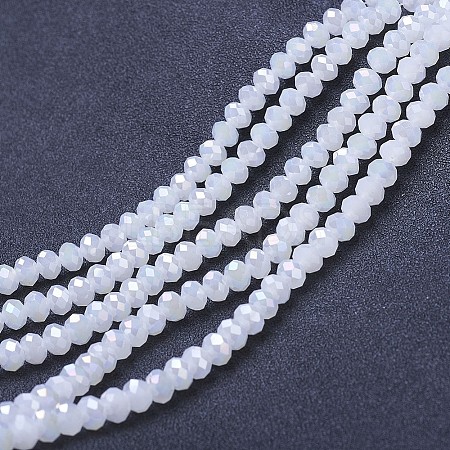 Electroplate Glass Beads Strands EGLA-A044-J3mm-B05-1