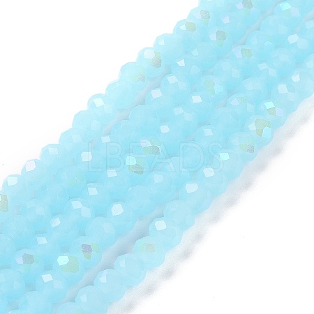 Electroplate Glass Beads Strands LS-EGLA-A034-J10mm-L06-1