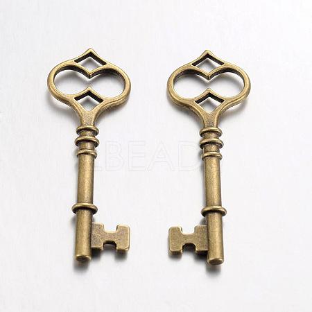 Tibetan Style Alloy Big Pendants TIBEP-14692-AB-FF-1