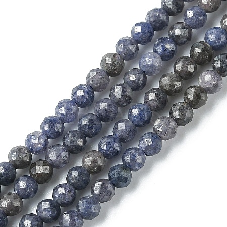 Natural Sapphire Beads Strands G-G204-A02-3.5mm-1